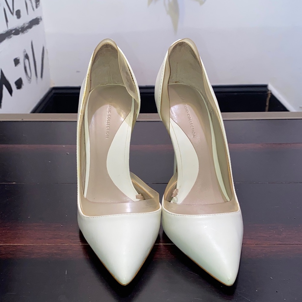 Zara Cream Pointed Heels
